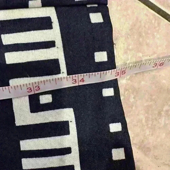 Lucky Ducky One Shoulder Navy and White Dress Size Small - Picture 5 of 6